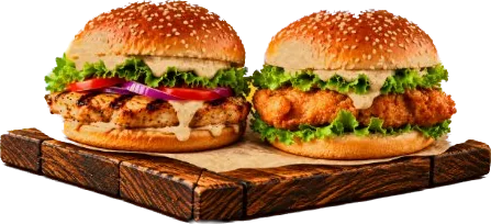 Burgers at The Munch Stop